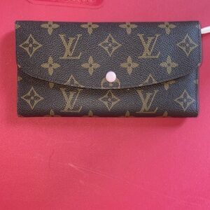 Louis Vuitton Black and Gold Monogram Wallet